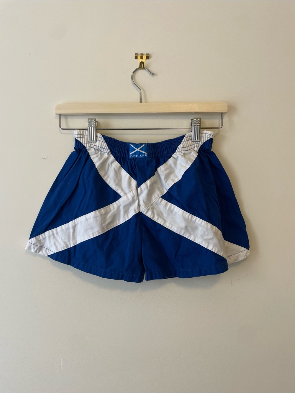 Scotland Blue & White boxer rugby shorts xs
